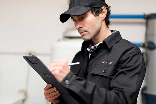 HausVac technician providing service